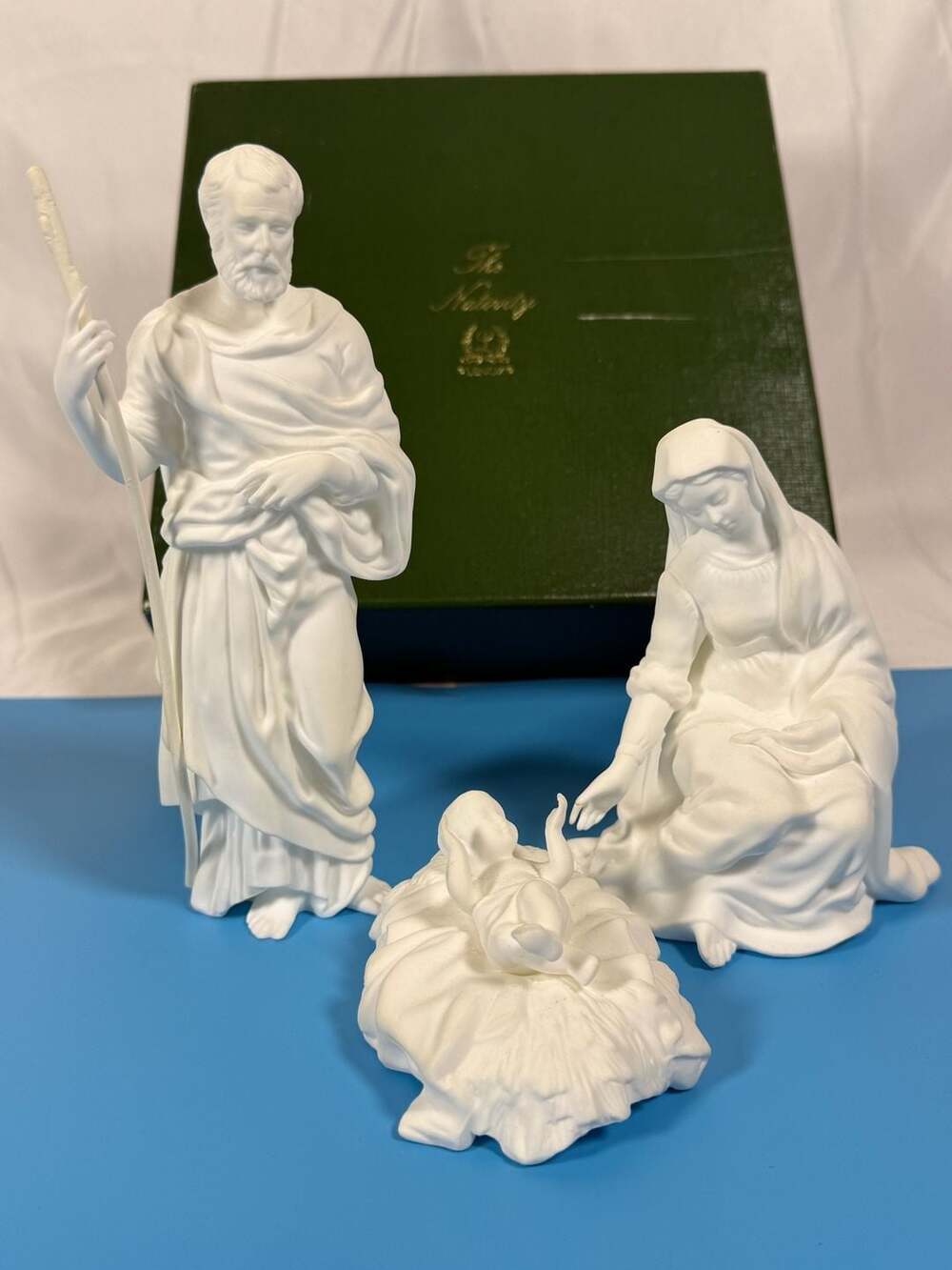 Lenox The Nativity Holy Family 3-Piece Figurine Set with Box